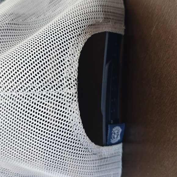 CINCH Jean Company Brand Logo Blue Black White Trucker Cap Mesh Hat Snapback - Picture 2 of 4